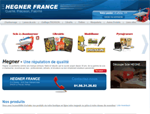 Tablet Screenshot of hegner.fr