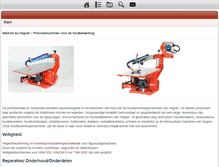 Tablet Screenshot of hegner.nl