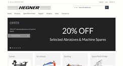 Desktop Screenshot of hegner.co.uk